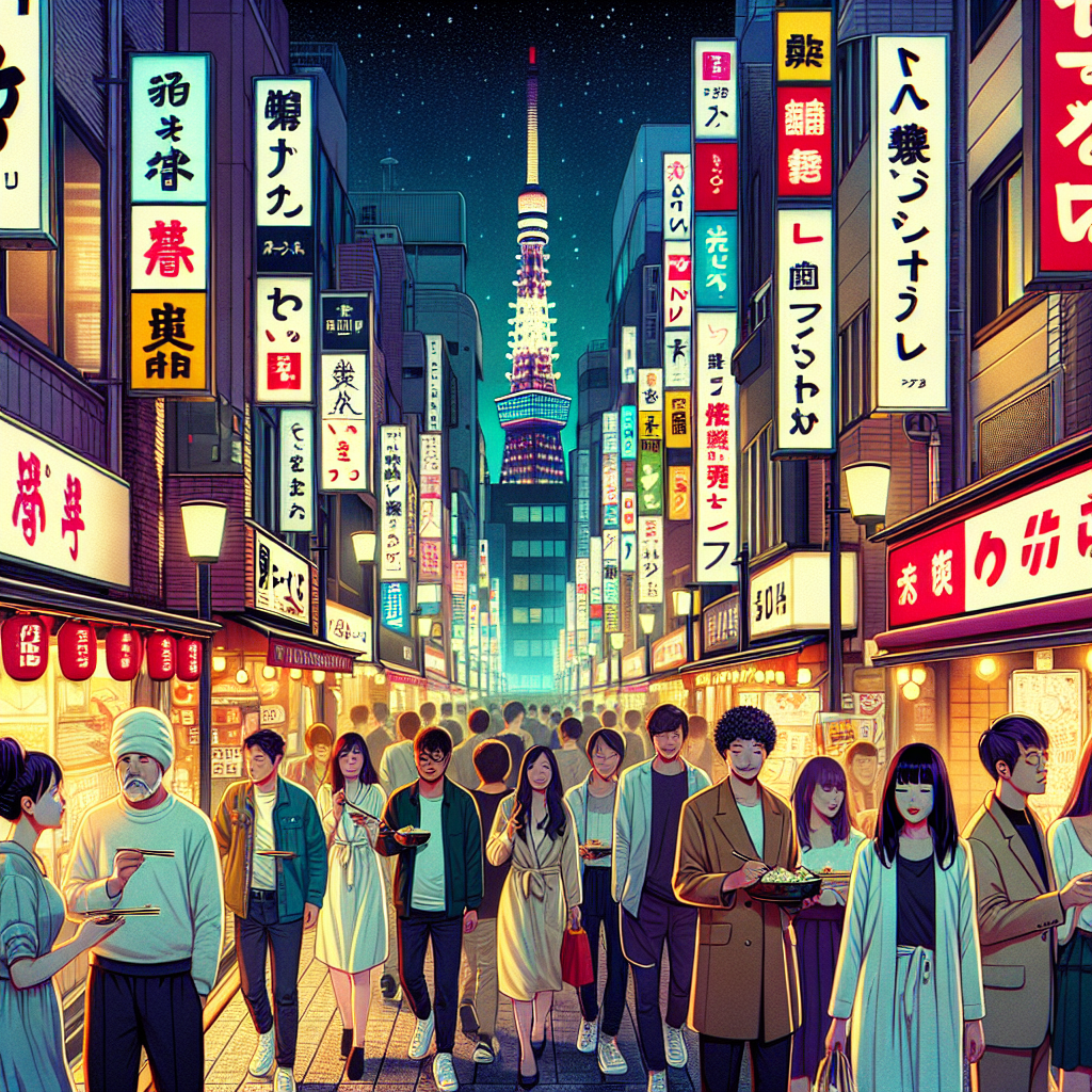 ExperiencingtheVibrantEnergyofTokyo'sNightlife
