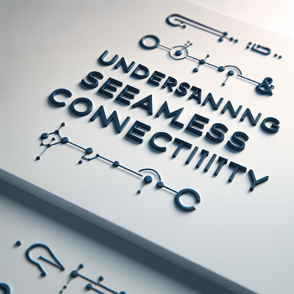UnderstandingSeamlessConnectivity
