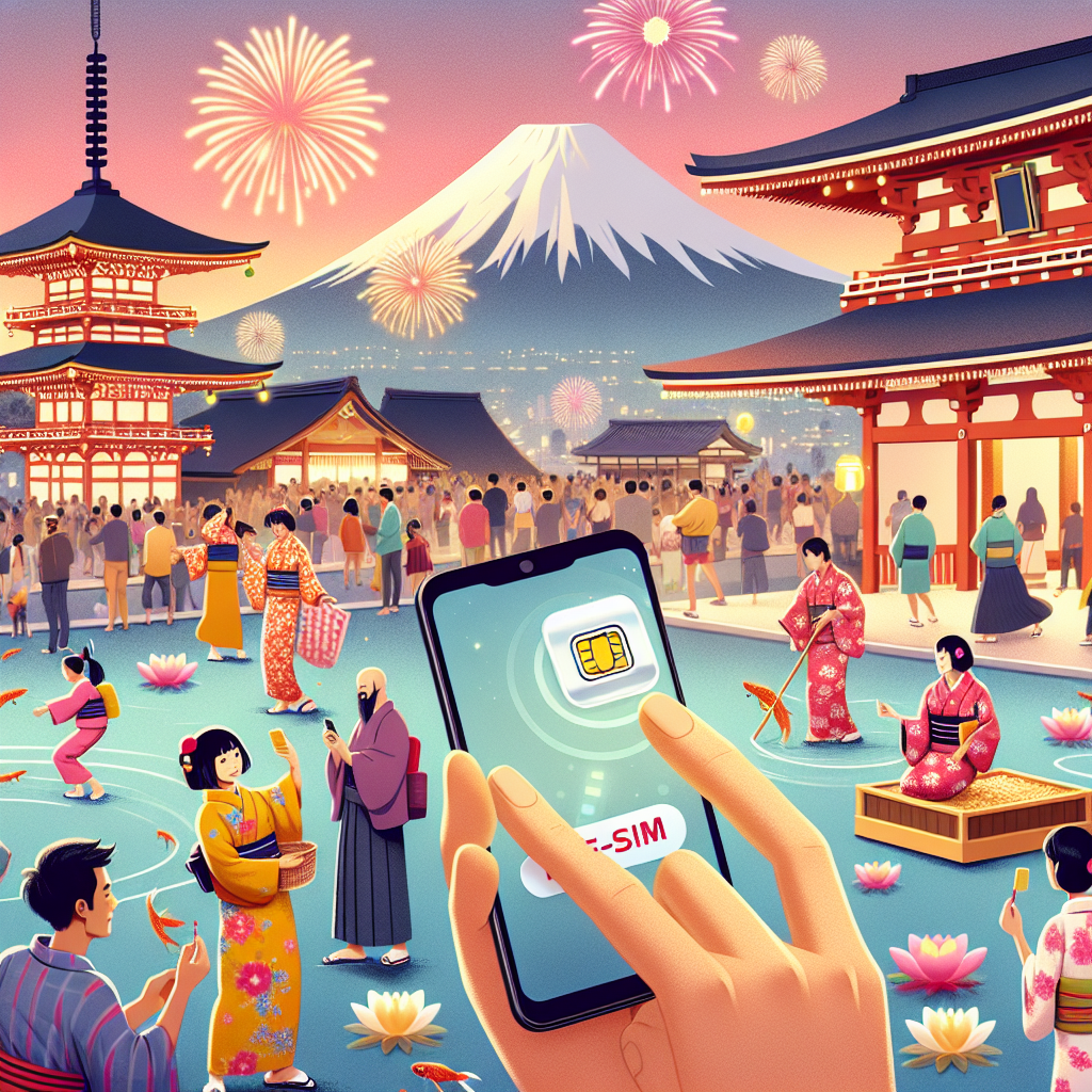 ExploringJapan’sVibrantFestivals?StayConnectedwitheSIM