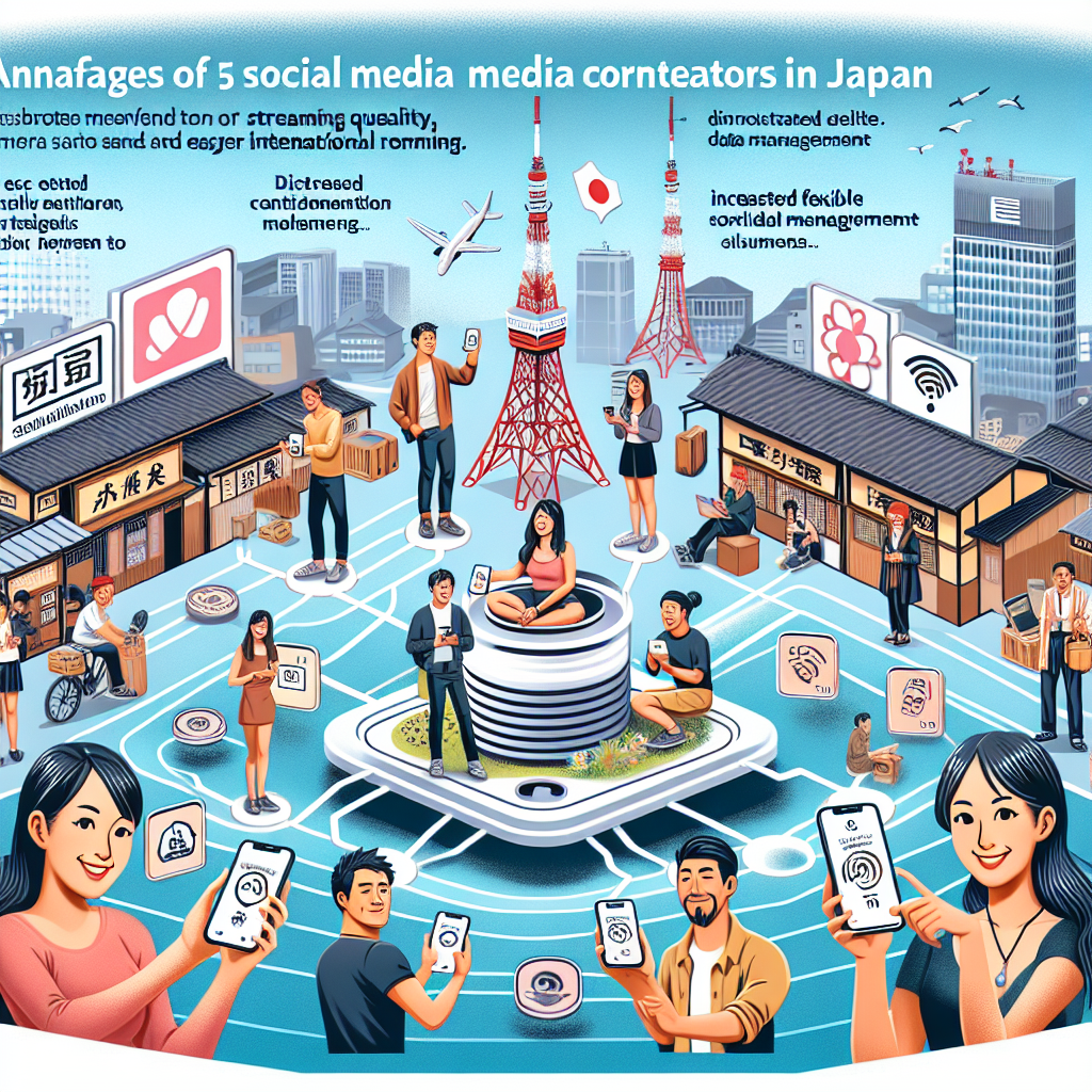 BenefitsofeSIMforSocialMediaCreatorsinJapan