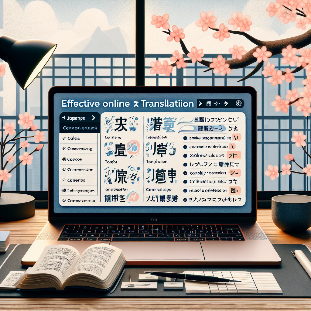 TipsforEffectiveOnlineTranslationinJapan