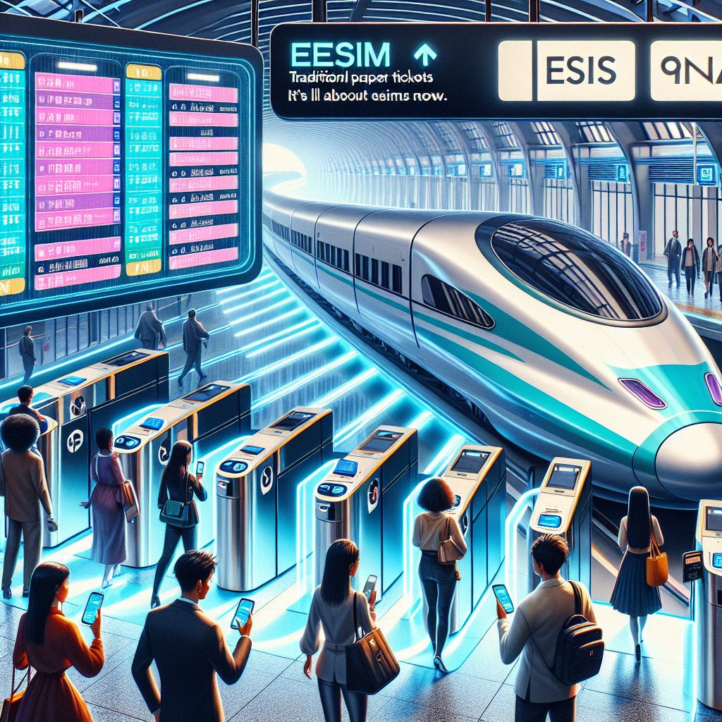 SayGoodbyetoPaperTickets:EmbraceeSIMforBulletTrains