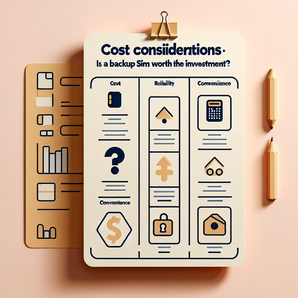 CostConsiderations:IsaBackupSIMWorththeInvestment?