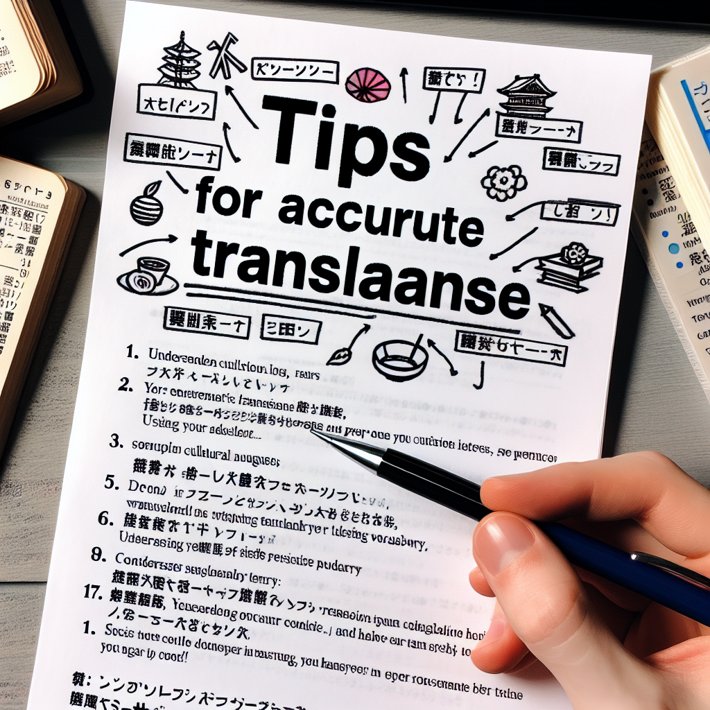 TipsforAccurateTranslationsinJapanese