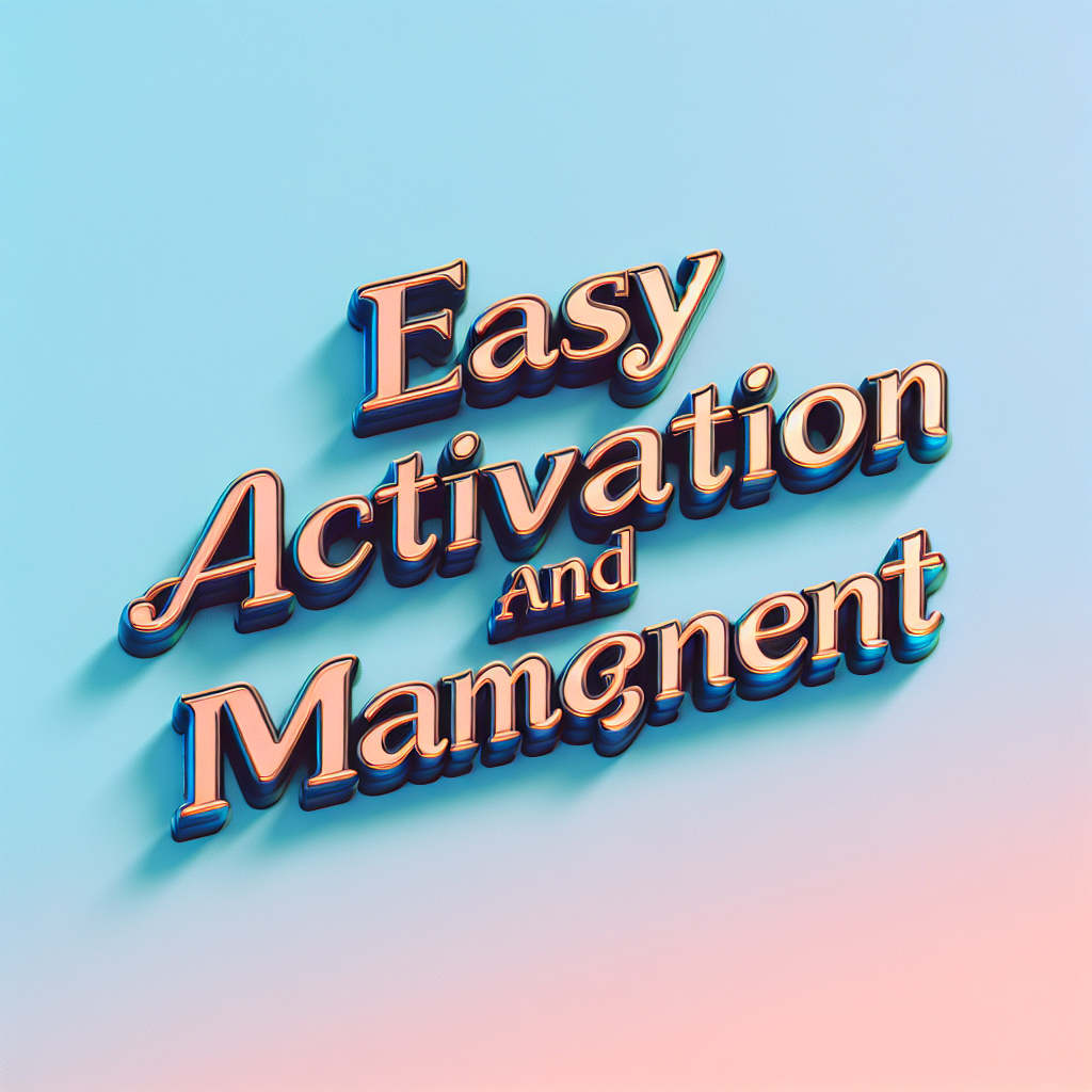 -EasyActivationandManagement