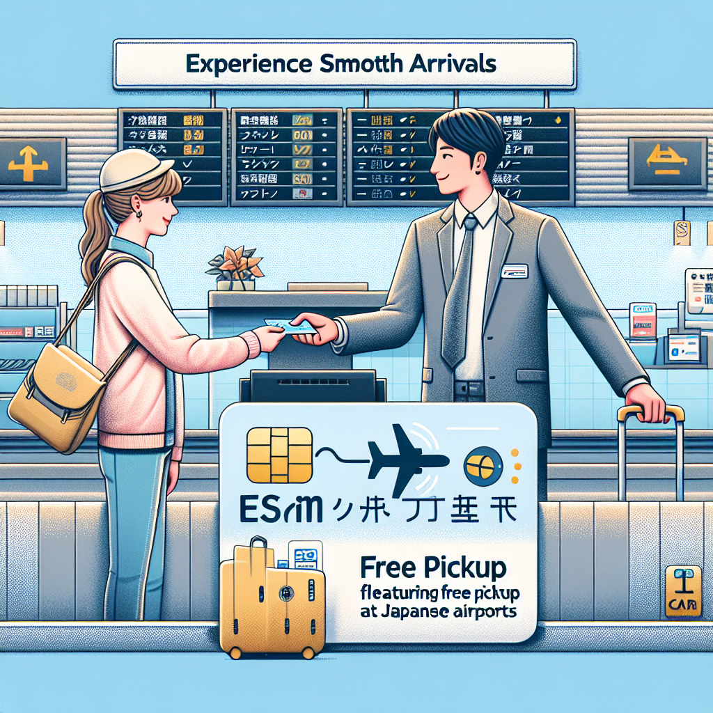 ExperienceSmoothArrivals:eSIMPlansFeaturingFreePickupatJapaneseAirports
