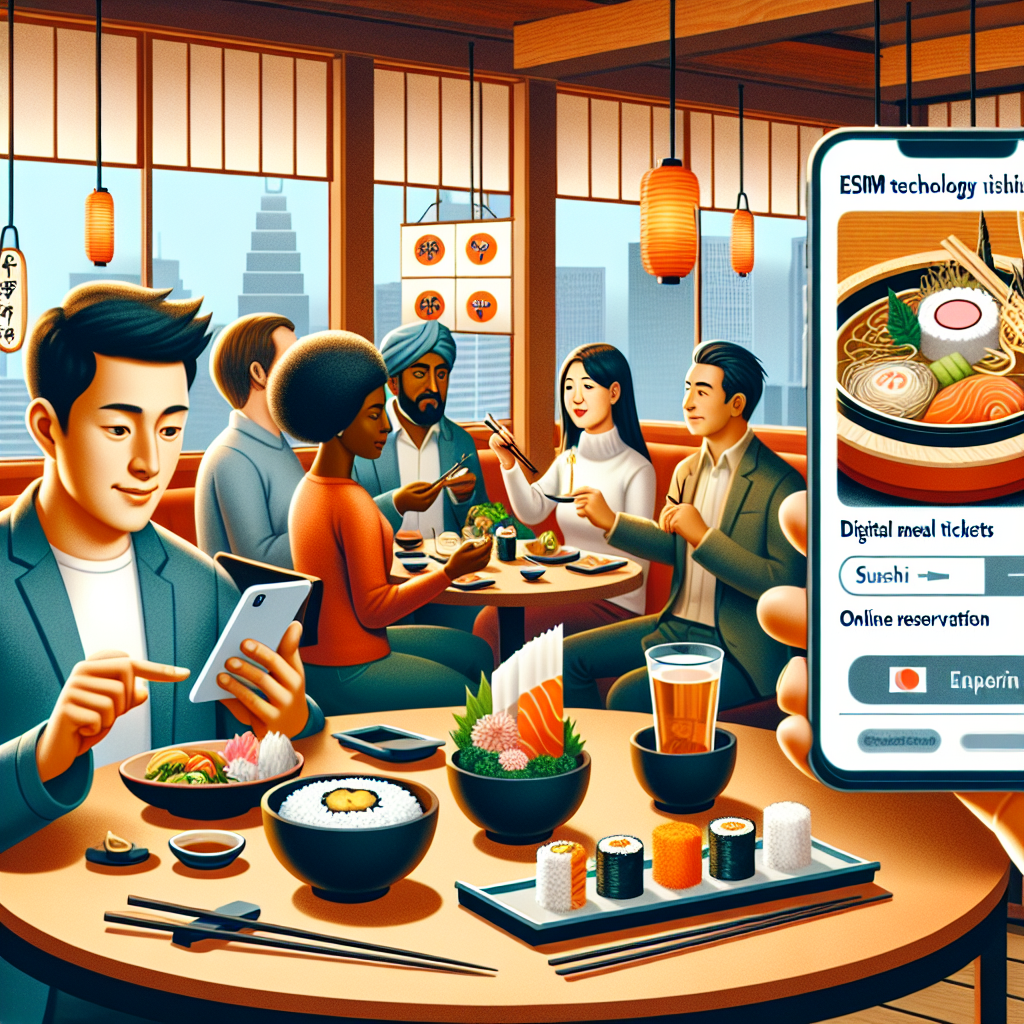 DiscovertheConvenienceofeSIMforDininginJapan