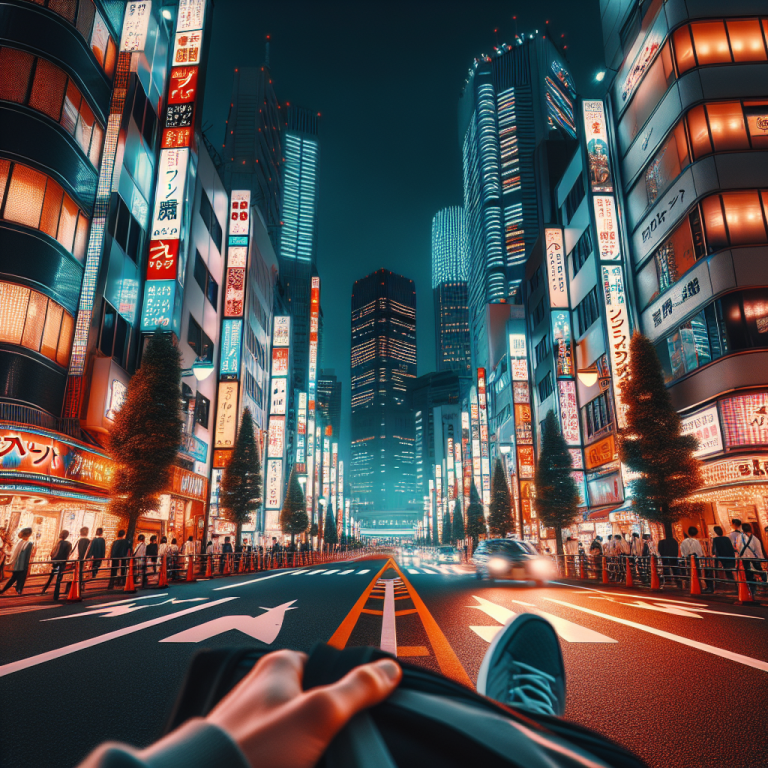 新宿のネオン街と高層ビル群を歩いてみた