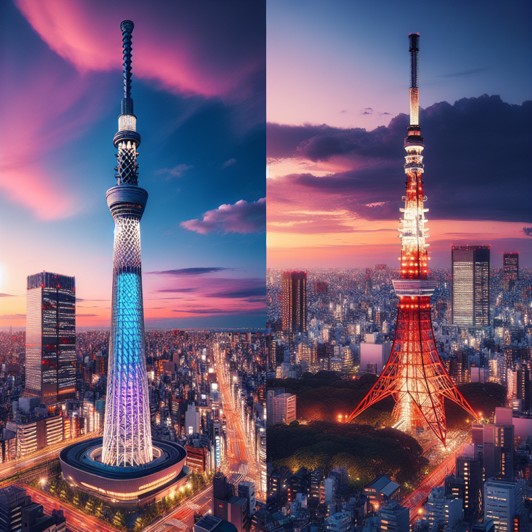 スカイツリー vs 東京タワー：どっちに行くべき？