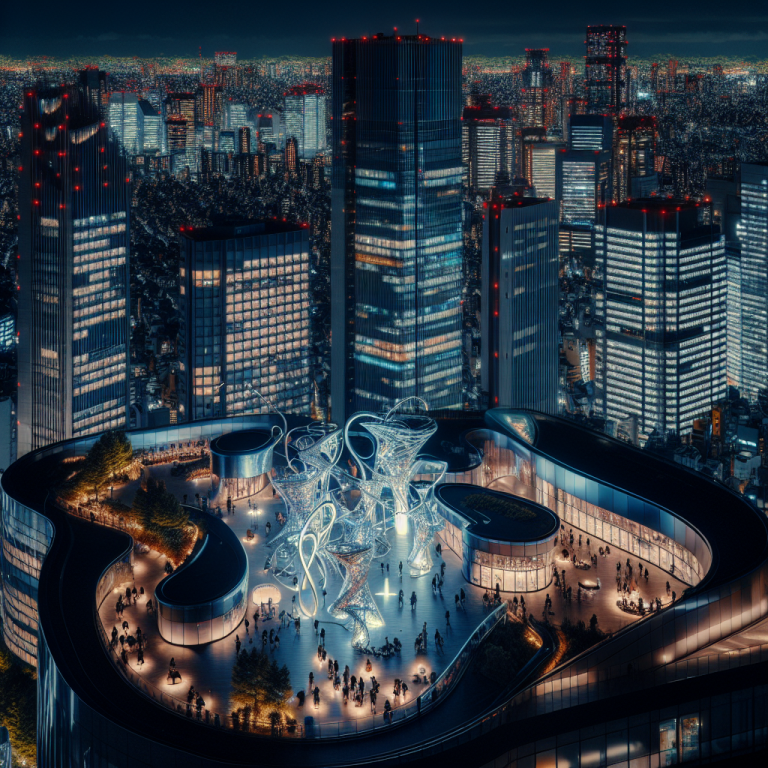 夜の六本木ヒルズで見る絶景とアート