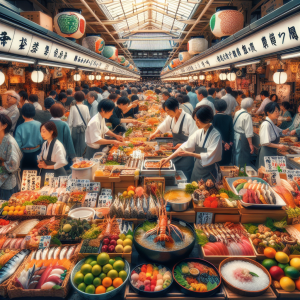 和食の聖地！築地場外市場で日本の味覚を堪能