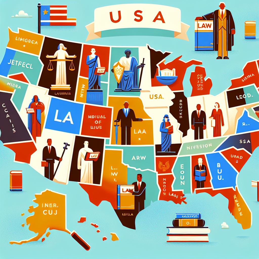 アメリカの州ごとの法律の違い
