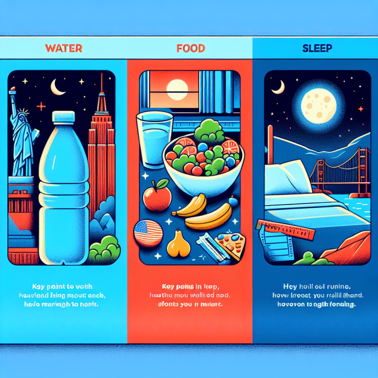 アメリカ旅行中の体調管理｜水・食事・睡眠のポイント