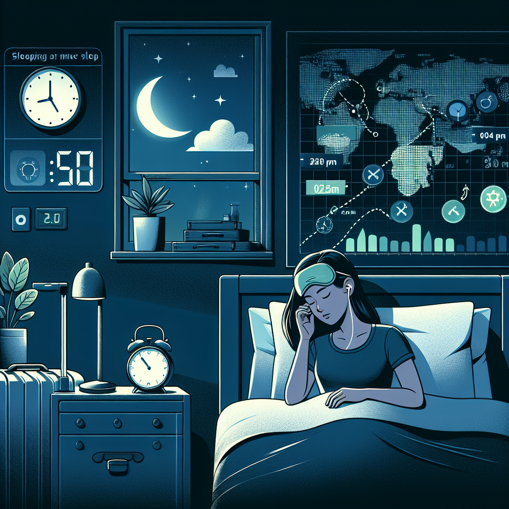 時差ぼけ対策：効果的な睡眠習慣を身につける