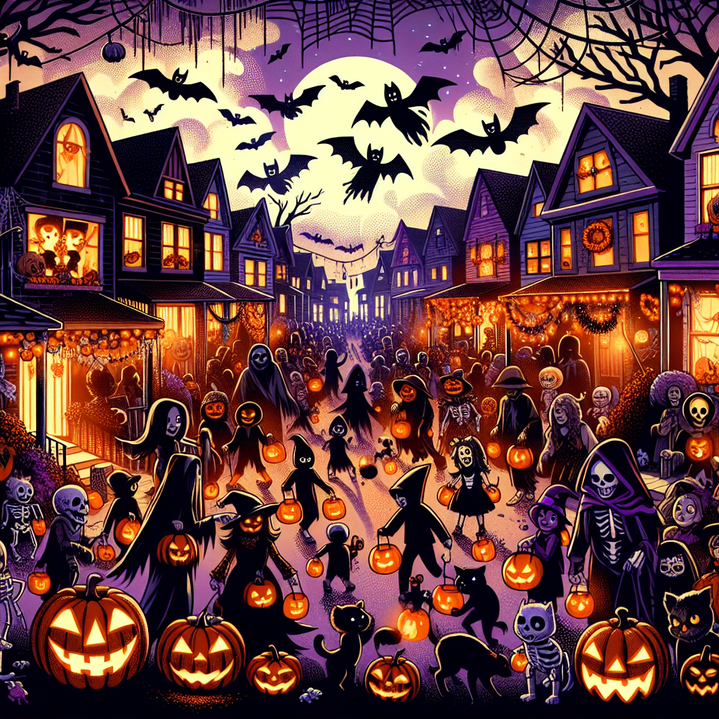 -街全体がハロウィン一色に！