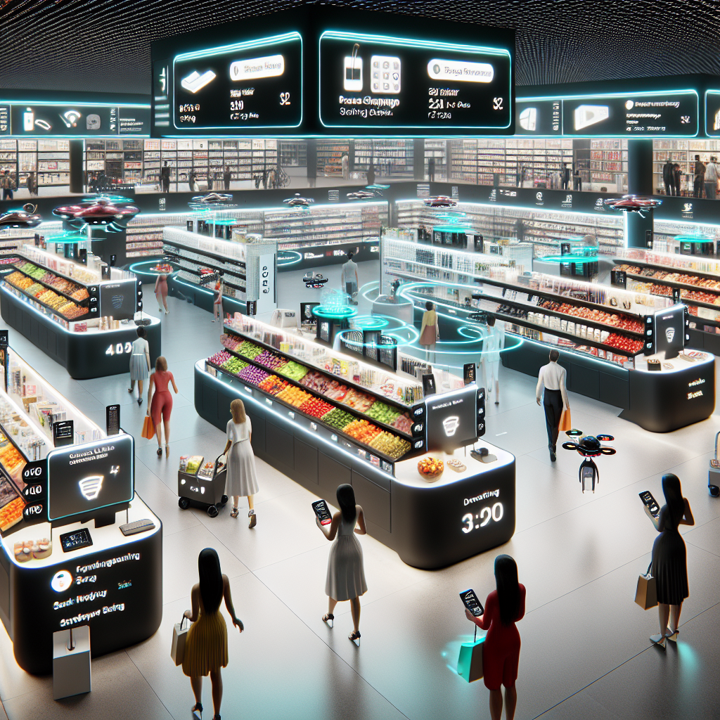 テクノロジーと買い物が融合した未来型店舗