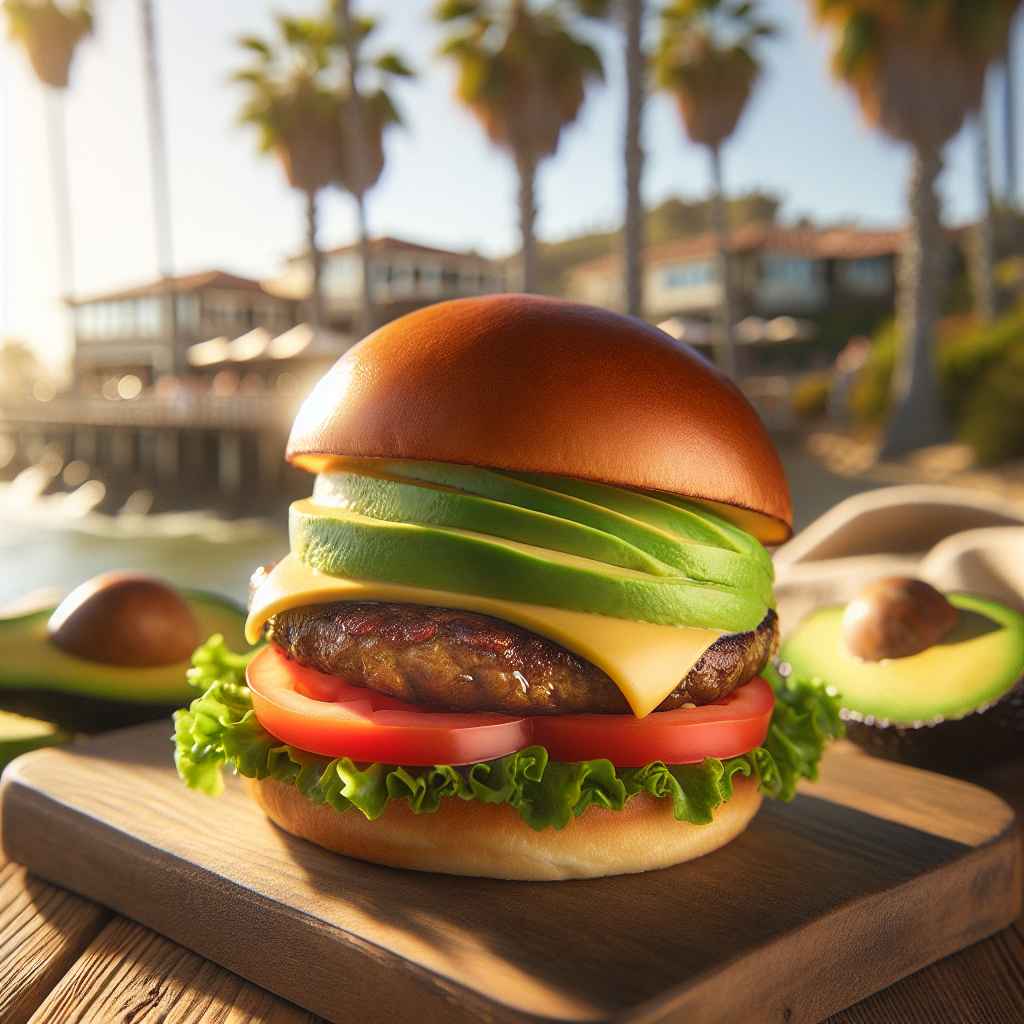 -カリフォルニア：アボカドが決め手の爽やかバーガー