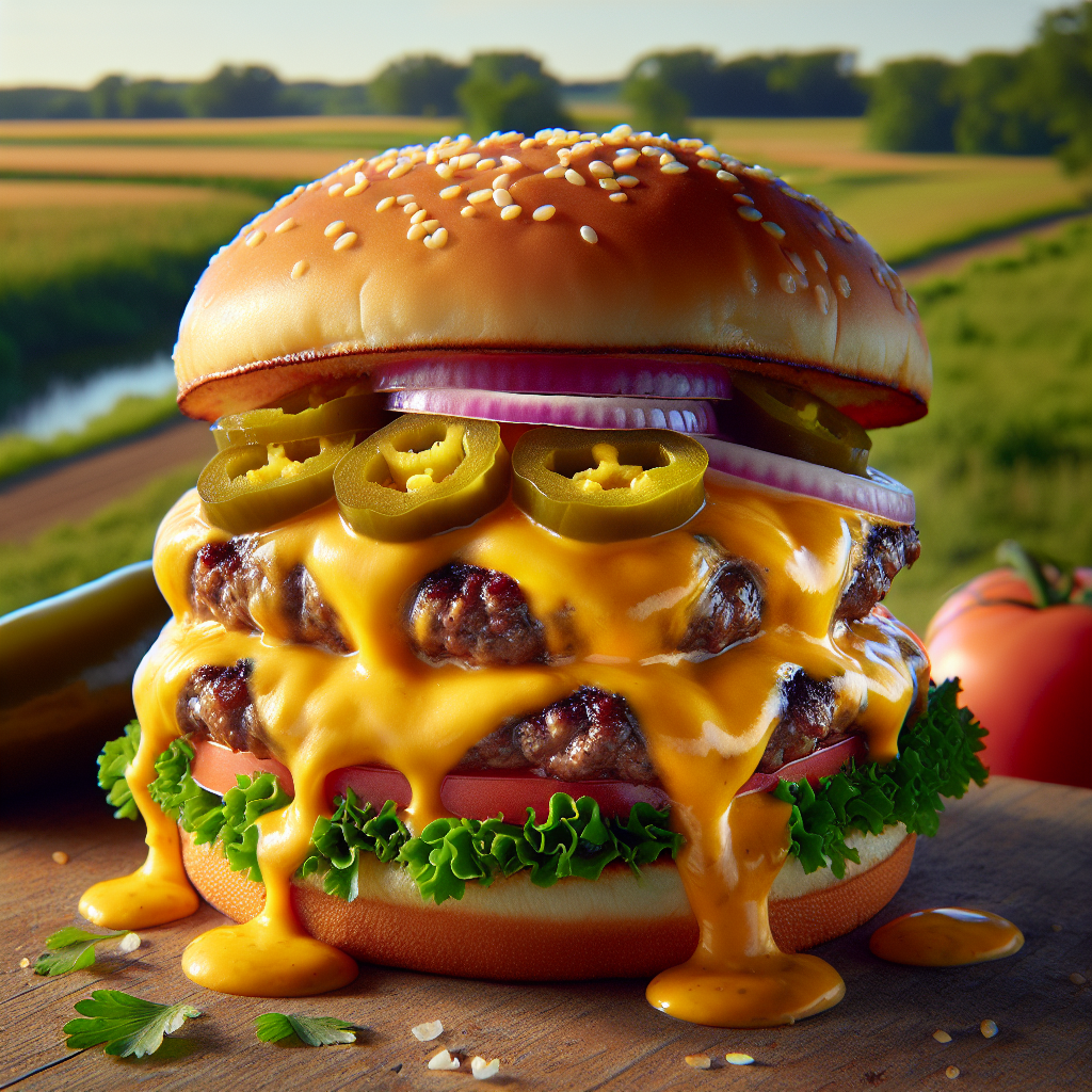 -ウィスコンシン：濃厚チーズたっぷりの絶品チーズバーガー
