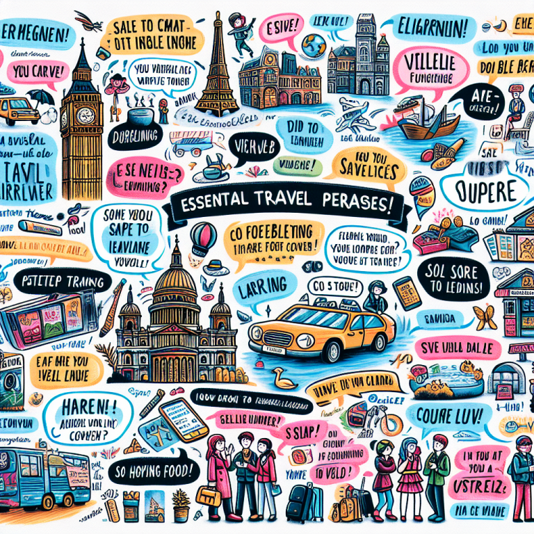 英語初心者でも安心！旅行で使える超基本フレーズ30選