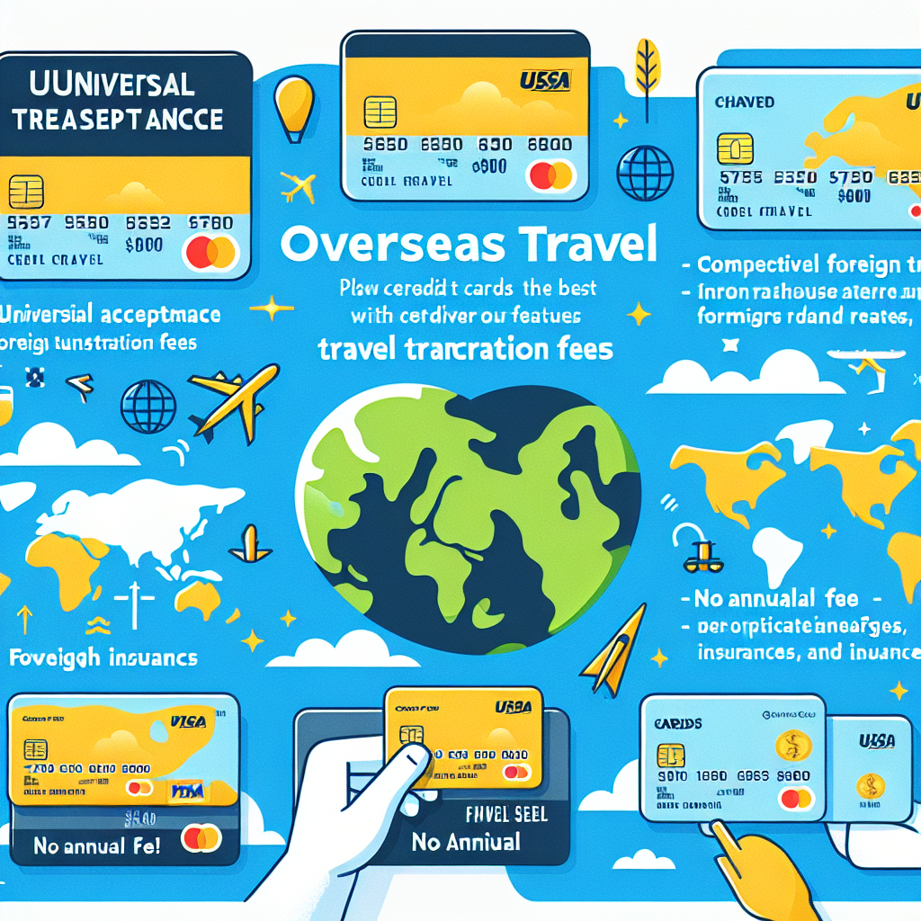 海外旅行に適したクレジットカードの特徴
