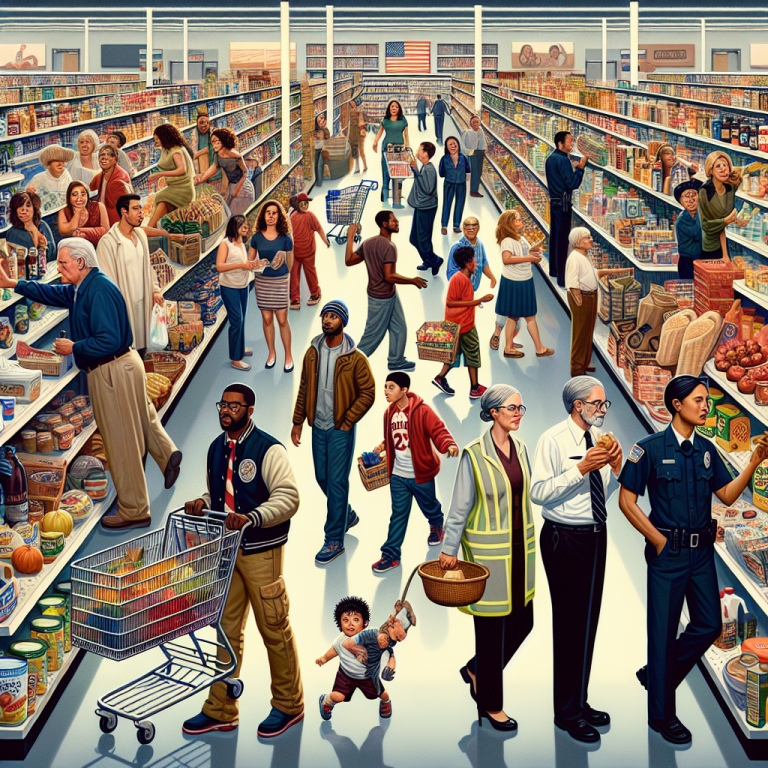 スーパーマーケットで見るアメリカ文化の多様性と個性