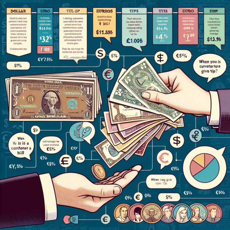 チップ文化を攻略！金額の目安とスマートな渡し方とは