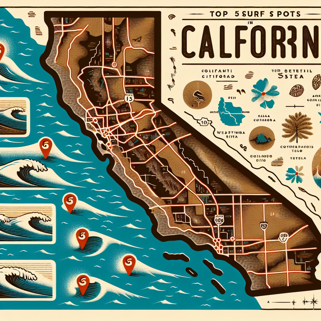 カリフォルニアのサーフスポットベスト5