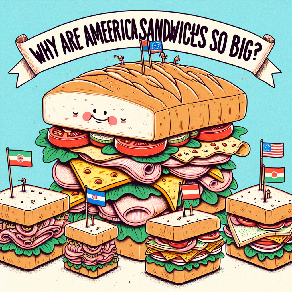 -アメリカのサンドイッチはなぜこんなに大きいのか？