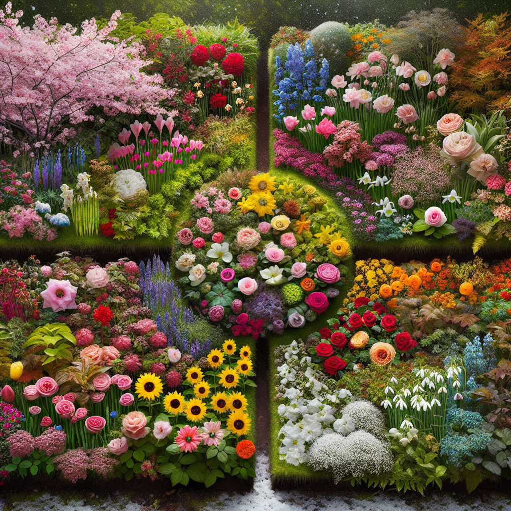 季節限定の花々