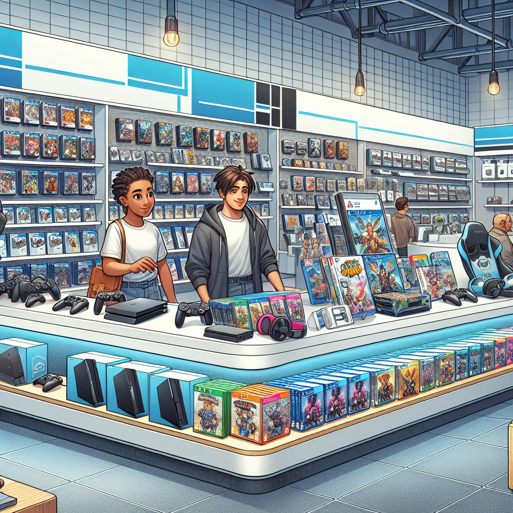 -最新ゲームデバイスとグッズショッピング