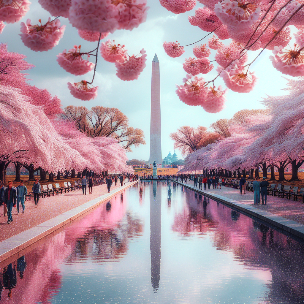 ワシントンD.C.で桜の名所を巡る