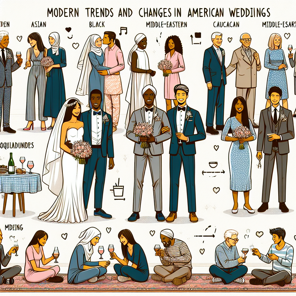 アメリカの結婚事情：現代のトレンドと変化