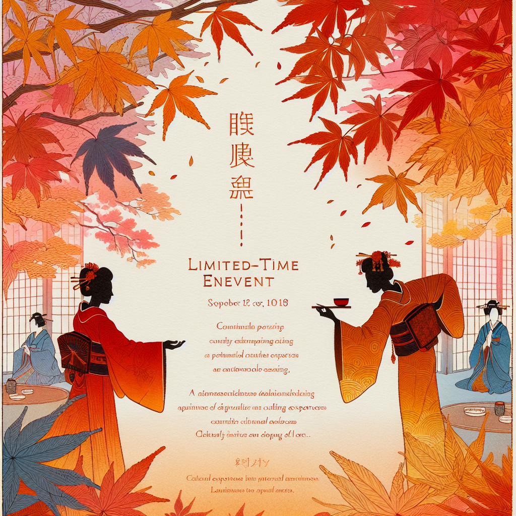 紅葉シーズン限定イベント情報:文化体験も充実