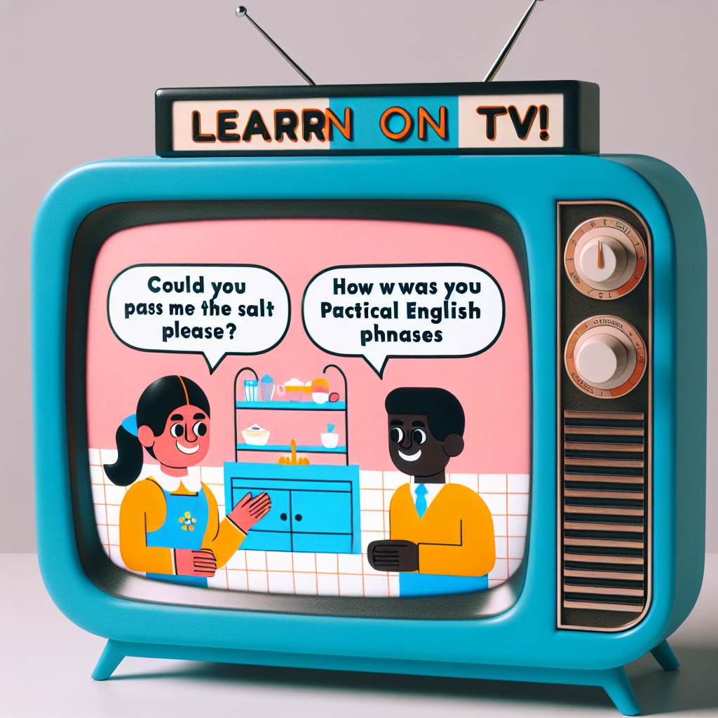 テレビで学ぶ！実用的な英語フレーズ