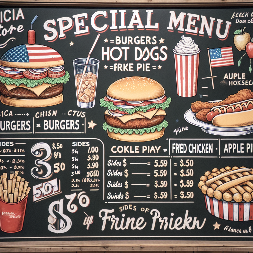 アメリカ本店の特別メニューとは？