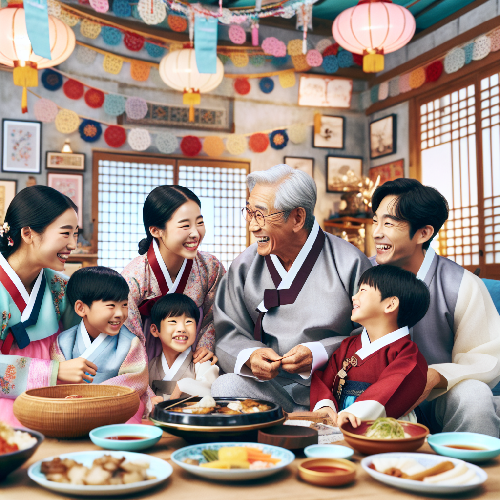 家族で祝う：ソルラルの団らんと交流