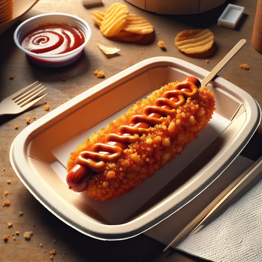 韓国風ホットドッグを試してみて