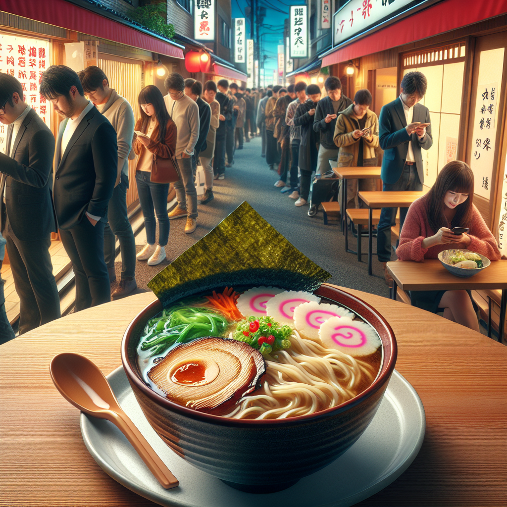 弘大で味わう絶品ラーメン、深夜でも行列必至！
