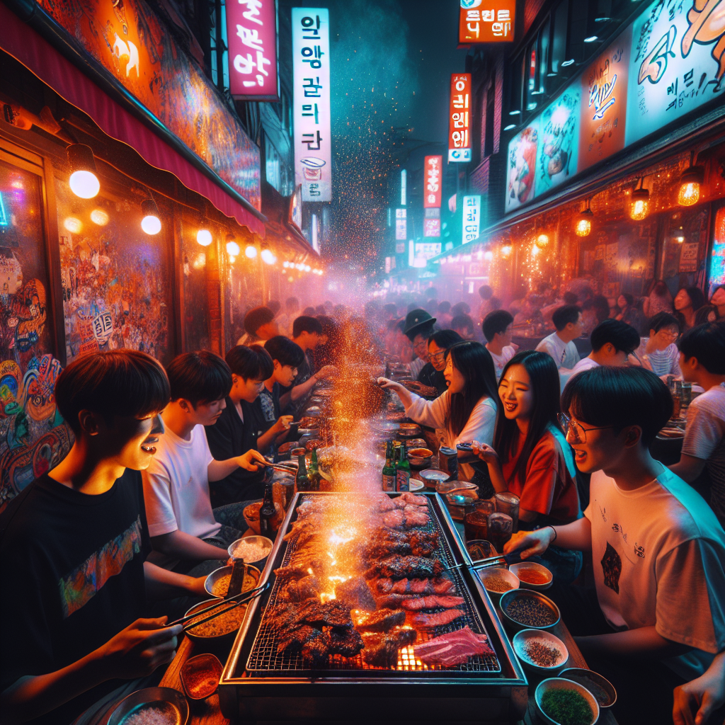 焼肉好き必見！弘大で深夜まで楽しめる焼肉店