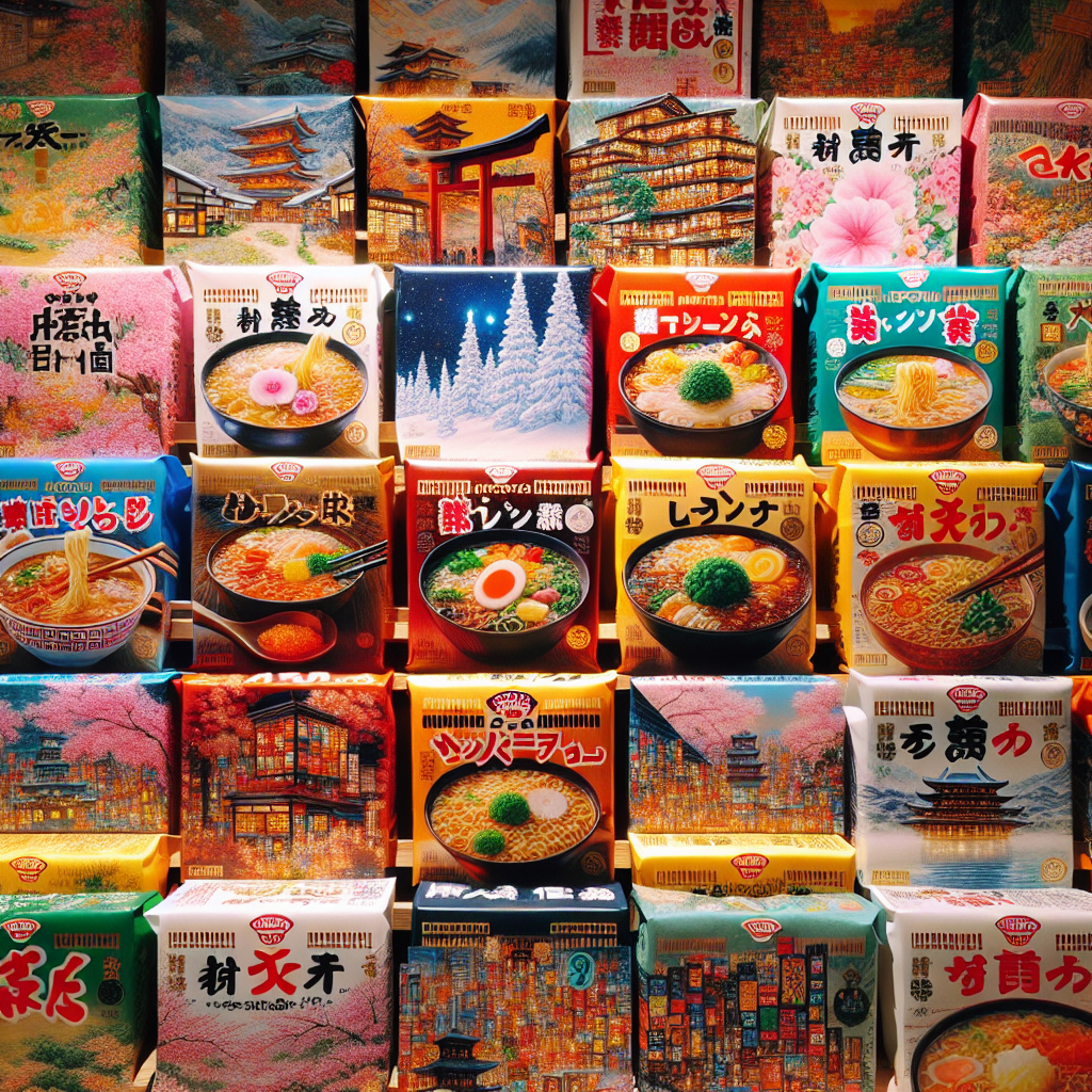 日本全国のご当地即席ラーメンベストセレクション