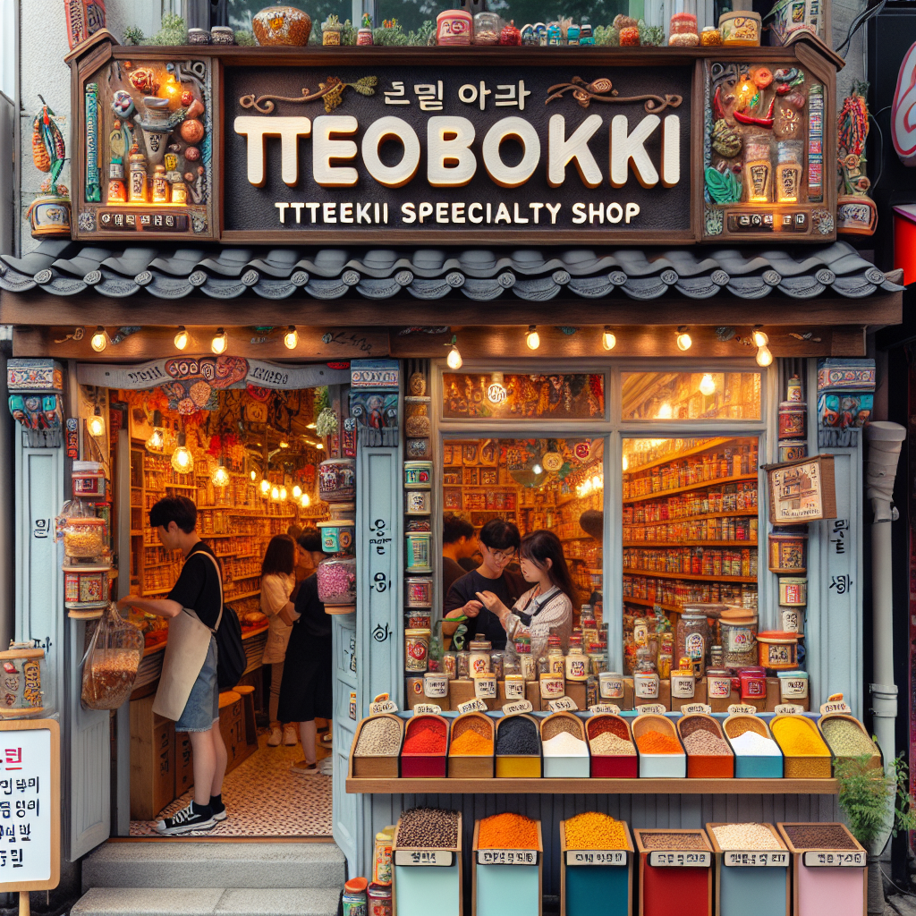 個性的なスパイスが光るユニークなトッポッキ専門店