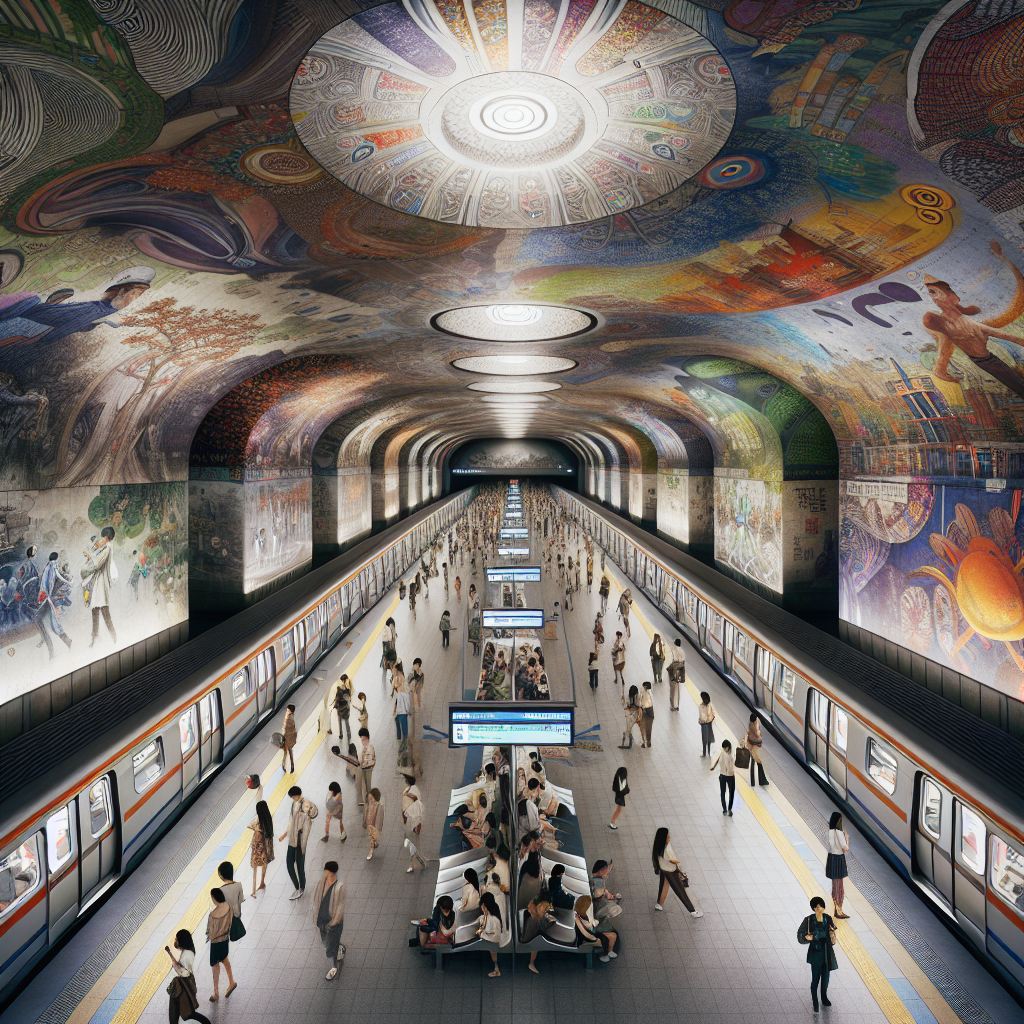 ソウル地下鉄で楽しむアートの旅