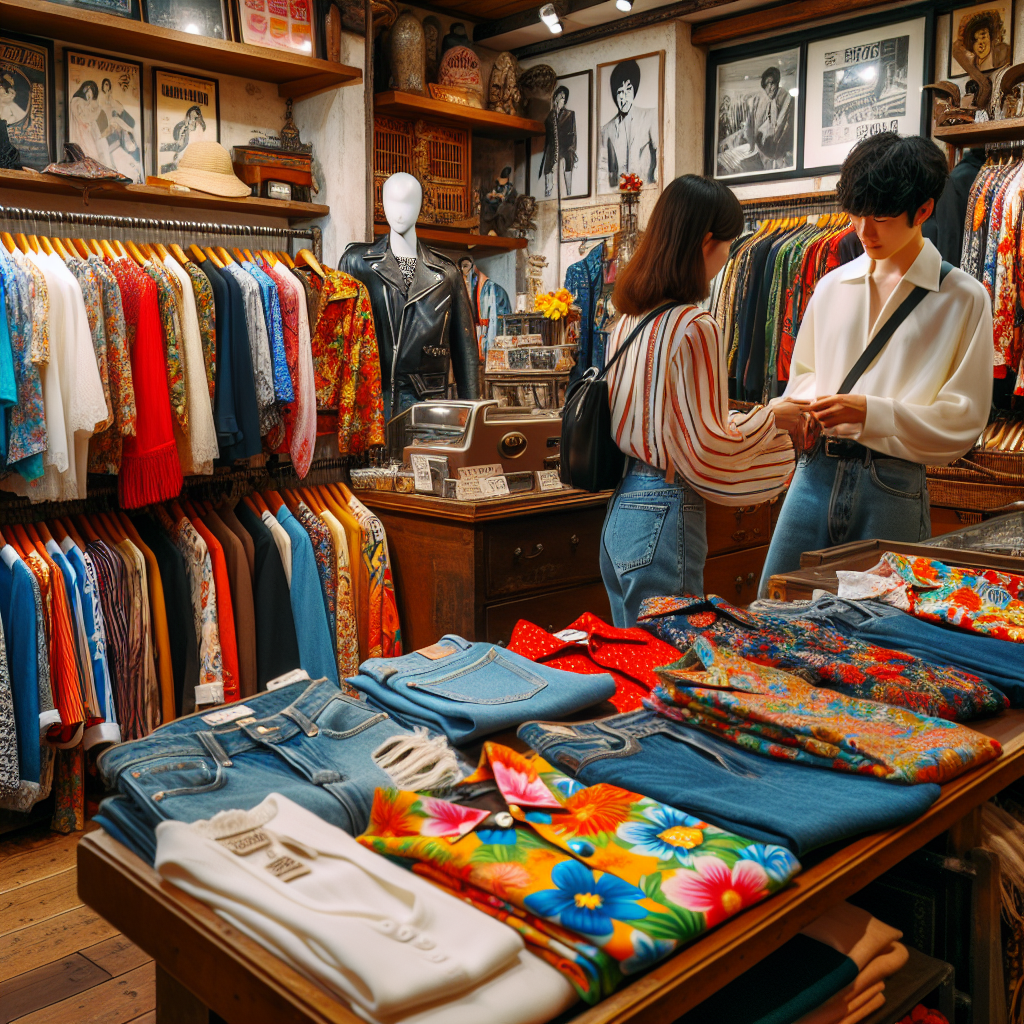 韓国古着屋で見つけるユニークなスタイル