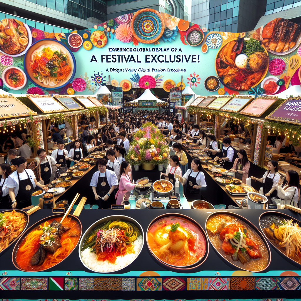 フェス限定！絶品韓国料理と世界のフュージョンメニュー