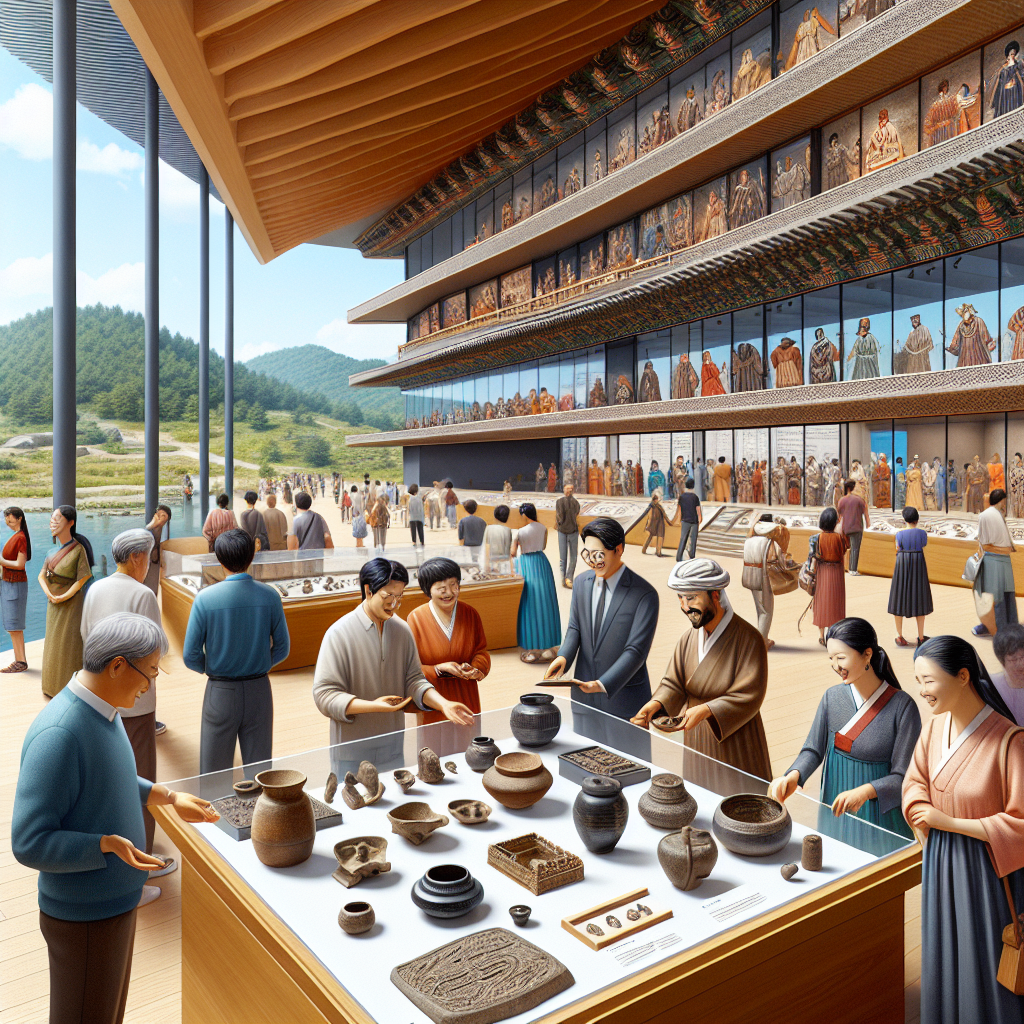 慶州国立博物館で歴史を学ぶ