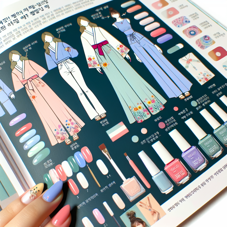 韓国ネイルと色合わせ！トータルコーデ完成ガイド