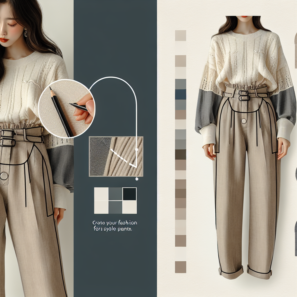 韓国式パンツでスタイルアップを実現!