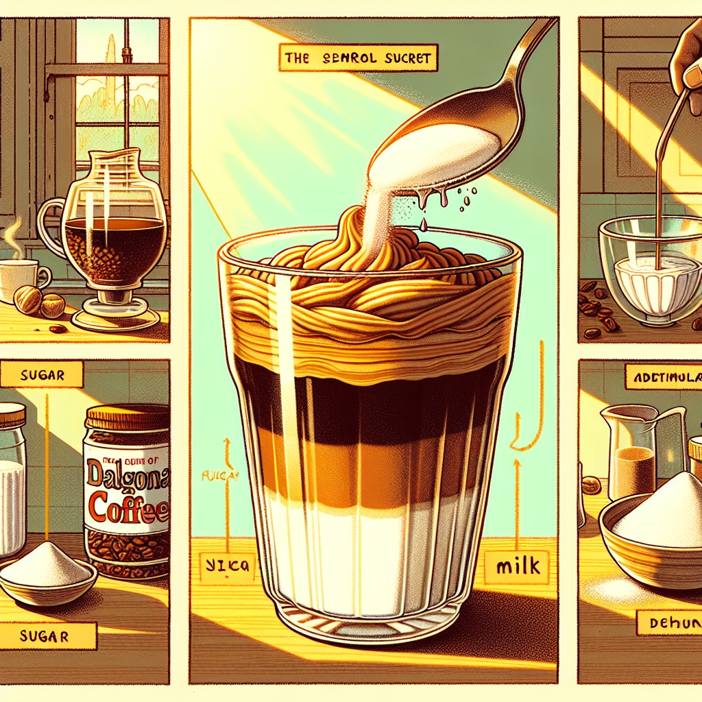 ダルゴナコーヒーの甘さの秘密