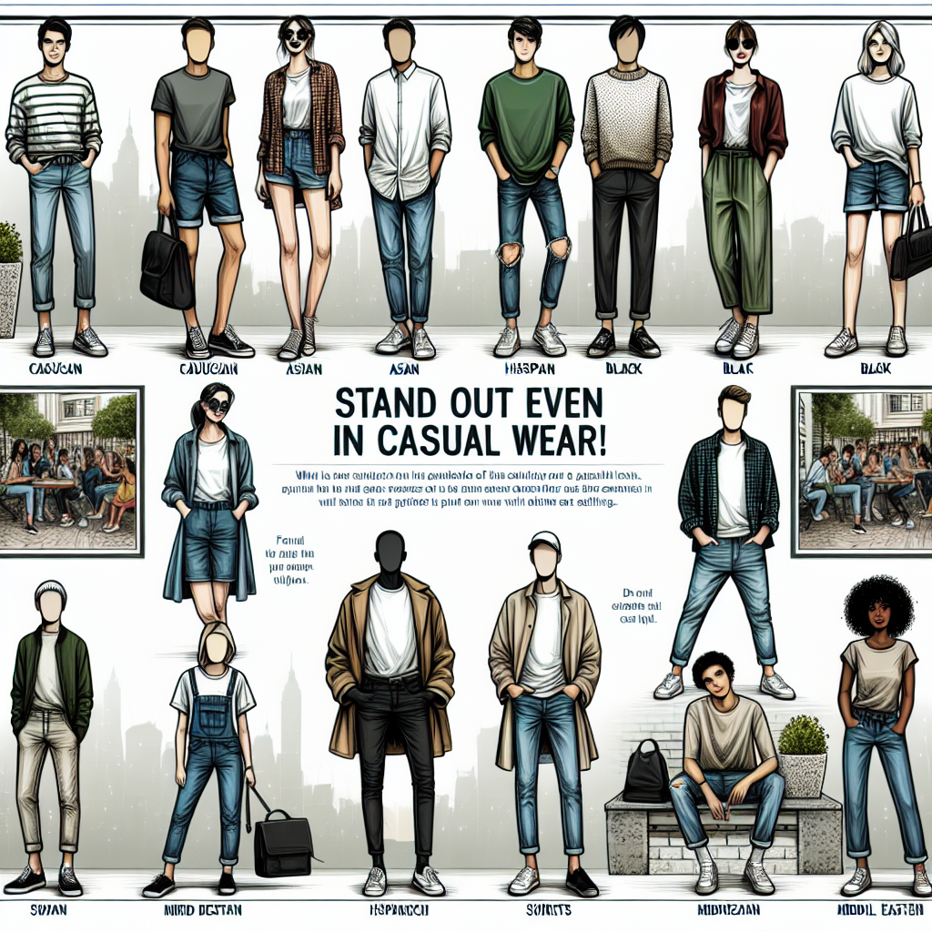 カジュアルでも目立つ！おすすめの服装ポイント