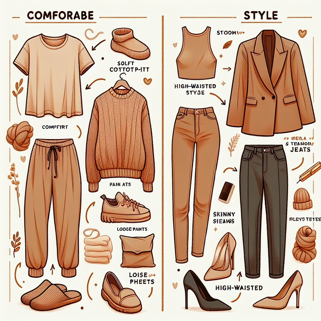 快適さとおしゃれを両立するためのヒント